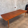 Vintage Drexel Declaration Mid Century Modern Walnut Dining Table