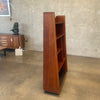 Mid Century Modern Walnut Pyramid Bookcase