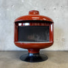 Vintage Mid Century Modern "Terra Cotta" Malm "Fire Drum 2"