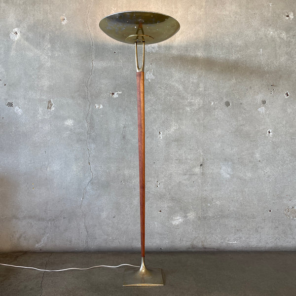 Mid Century Modern Wishbone Floor Lamp By Gerald Thurston For Laurel