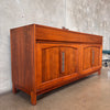 Vintage John Keal For Brown Saltman Walnut Credenza