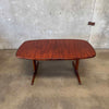 Skovby Rosewood Dining Table With Two Leaves