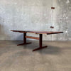 Skovby Rosewood Dining Table With Two Leaves