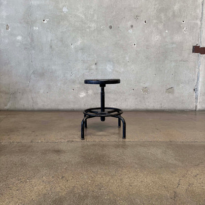 Industrial Black Stool