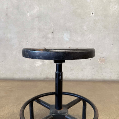 Industrial Black Stool