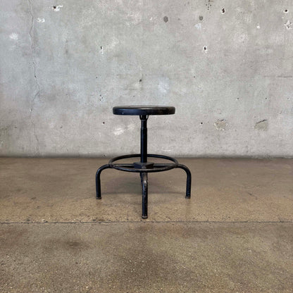 Industrial Black Stool