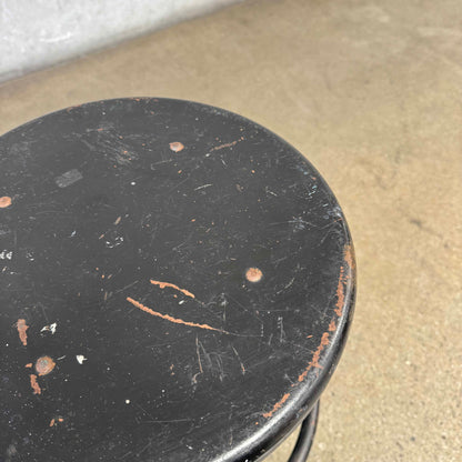 Industrial Black Stool