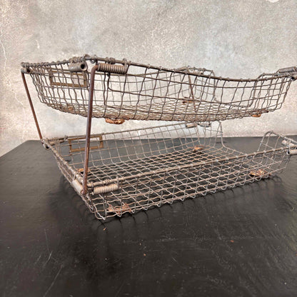 Wire Letter Rack - Two Baskets