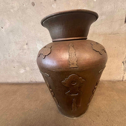 Imported Brass Garden Urn