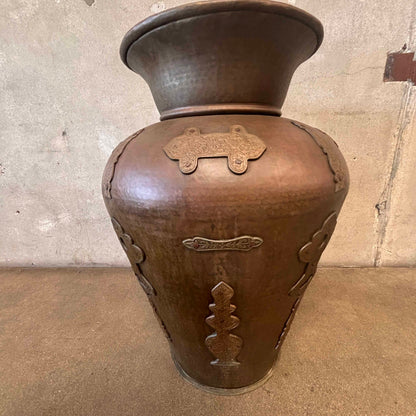 Imported Brass Garden Urn