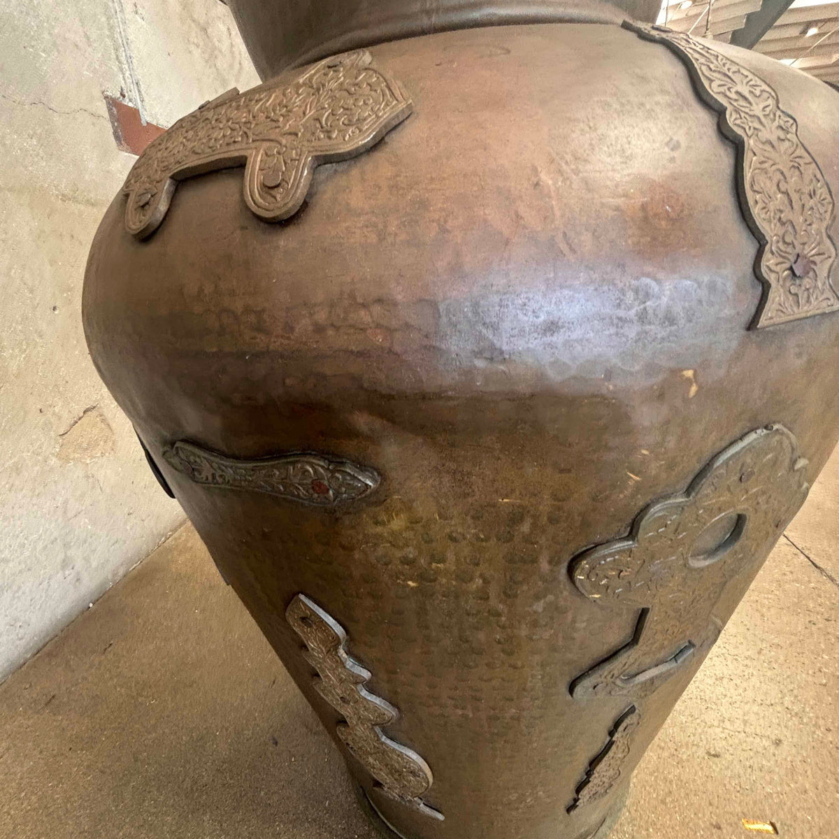Imported Brass Garden Urn