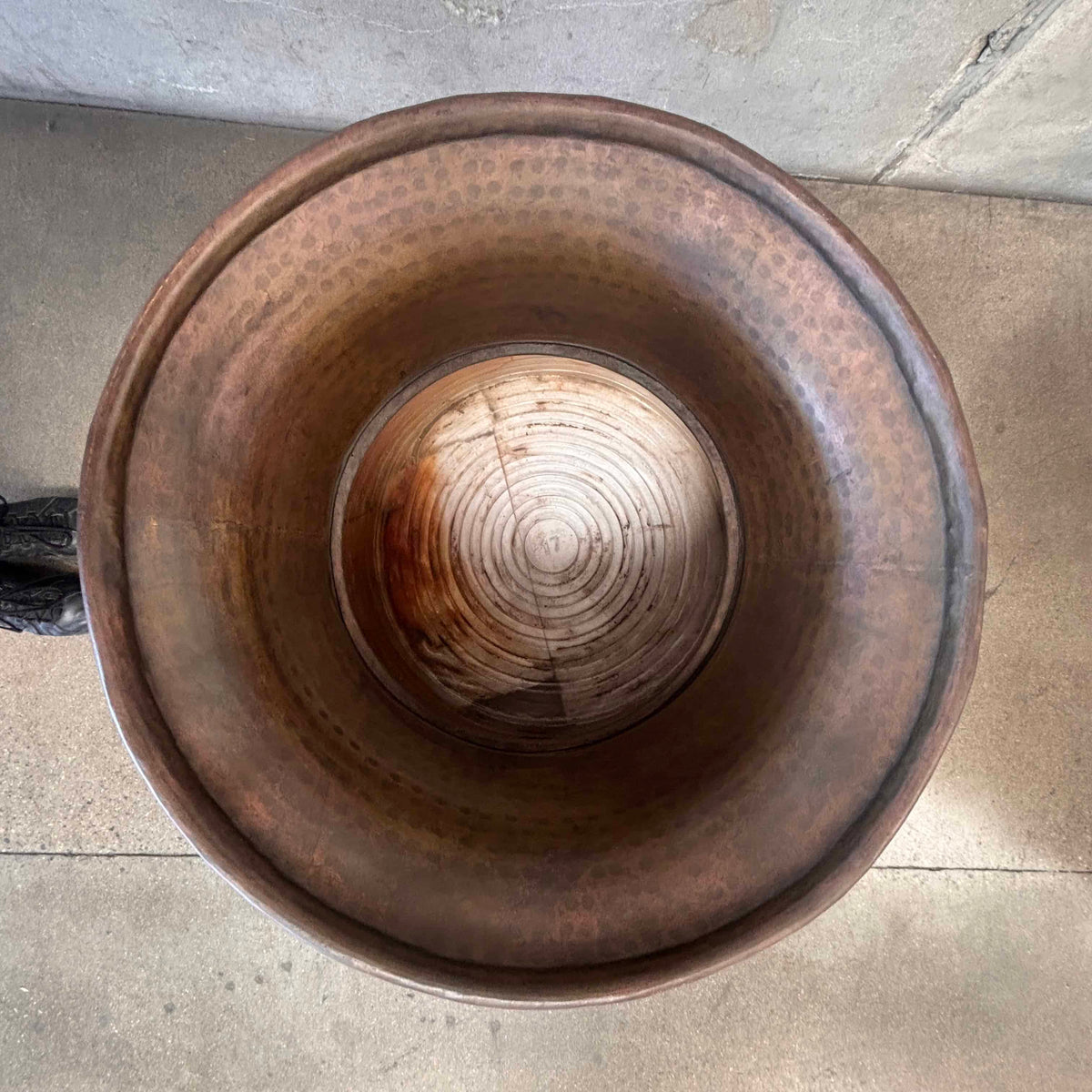 Imported Brass Garden Urn