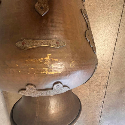 Imported Brass Garden Urn