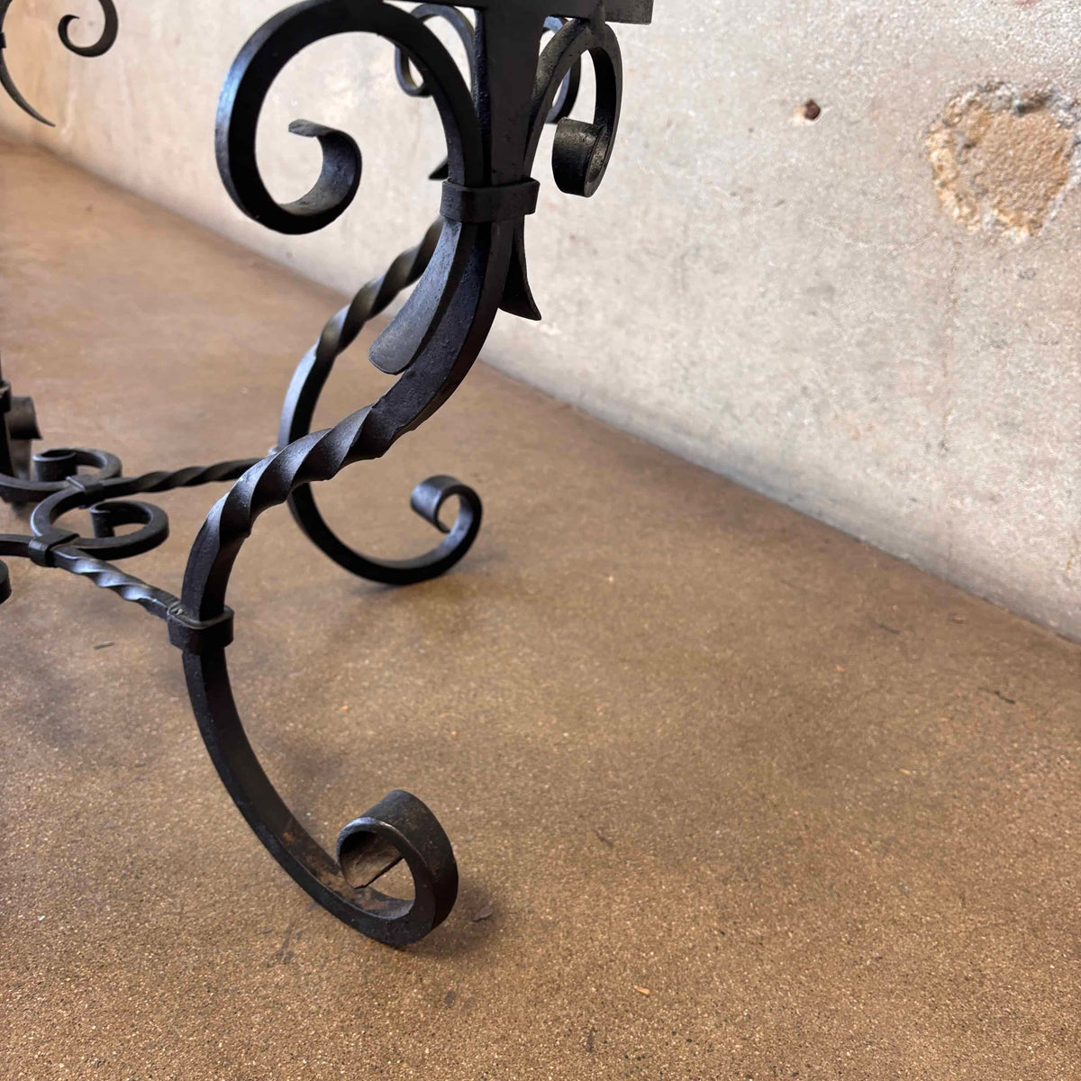 Wrought Iron Patio Table With Glass Top
