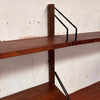 Poul Cadovius 1950's Danish Modern "Royal System" Teak Wall Unit With Key