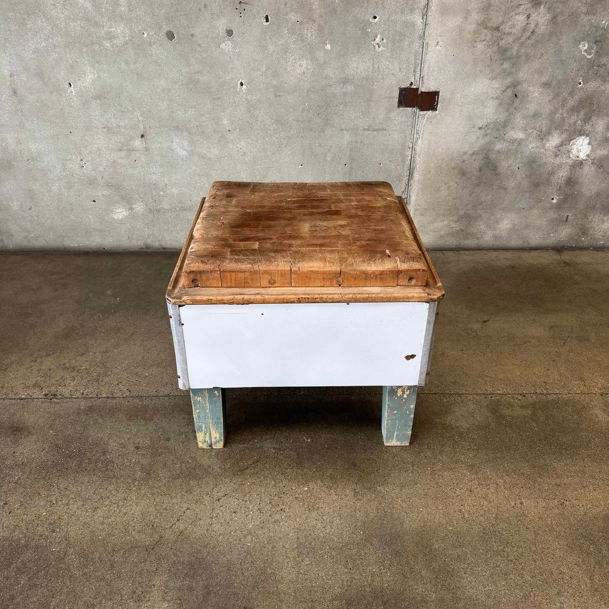 Large Scale Butcher Block Table