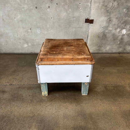 Large Scale Butcher Block Table