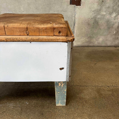 Large Scale Butcher Block Table