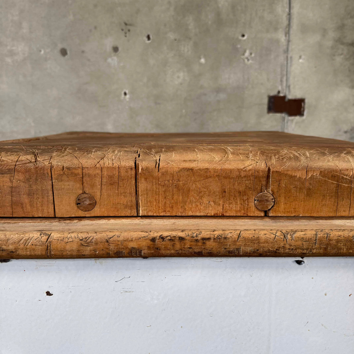 Large Scale Butcher Block Table