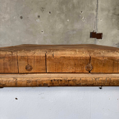 Large Scale Butcher Block Table