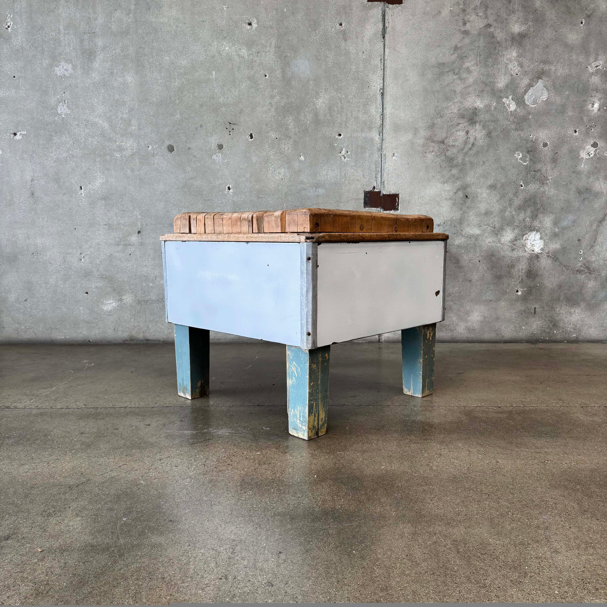Large Scale Butcher Block Table