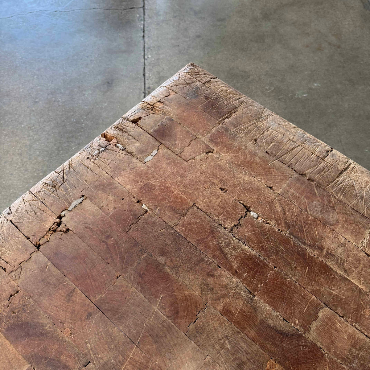 Large Scale Butcher Block Table