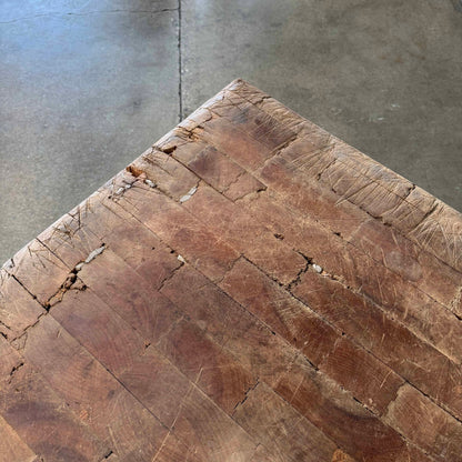 Large Scale Butcher Block Table