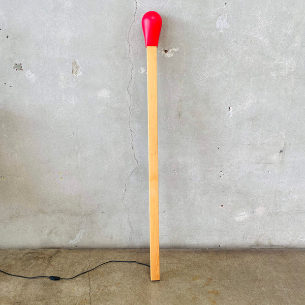 Vintage Rare "Propaganda" Oversized Matchstick Floor Lamp By Chaiyut Plypetch