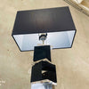Mid Century Lucite Cube Floor Lamp Circa 1980s
