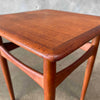 Danish Teak End Table By Kai Christiansen