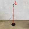 Post Modern Floor Lamp Red And Black Metal By Kovacs #2