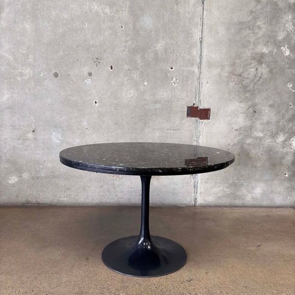 Eero Saarinen Tulip Style Coffee Table With Carrera Top