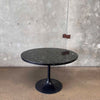 Eero Saarinen Tulip Style Coffee Table With Carrera Top