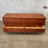 Mid Century Walnut Dresser, Six Drawer, by Glen of California