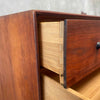 Mid Century Walnut Dresser, Six Drawer, by Glen of California