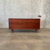 Mid Century Walnut Dresser, Six Drawer, by Glen of California