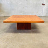 Mid Century Teak Burlwood Coffee Table