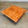 Mid Century Teak Burlwood Coffee Table