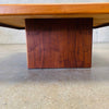 Mid Century Teak Burlwood Coffee Table