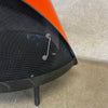 Vintage Mid Century Modern Orange Porcelain Enamel Finish Preway Fireplace