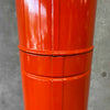 Vintage Mid Century Modern Orange Porcelain Enamel Finish Preway Fireplace