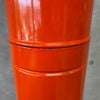 Vintage Mid Century Modern Orange Porcelain Enamel Finish Preway Fireplace