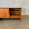 Teak Sideboard/ Credenza with Sliding Doors