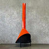 Vintage Mid Century Modern Orange Porcelain Enamel Finish Preway Fireplace