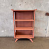Vintage Mid Century Petite Painted Bookcase