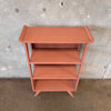 Vintage Mid Century Petite Painted Bookcase