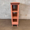 Vintage Mid Century Petite Painted Bookcase