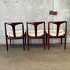 Set of Three D-Scan Rosewood Dining Chairs In The Style of Johannes Andersen