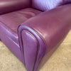 Postmodern Leather Lounge Chair