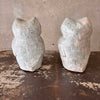 Pair of Cement Garden Owls